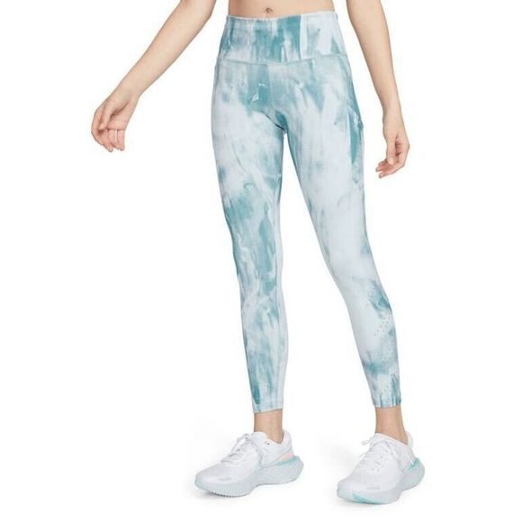 Nike DM7716 Women's Sz S Blue/Slate Epic Luxe Mid-Rise 7/8 Running Tights $110 - Picture 7 of 9